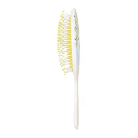 1 Piece Cute Cartoon Pattern Hair Brush PVC Massage Comb for Girl Yellow