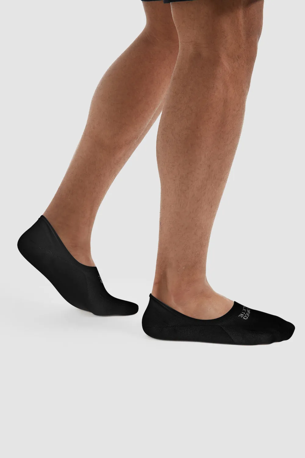 3 Pack No Show Socks in Black