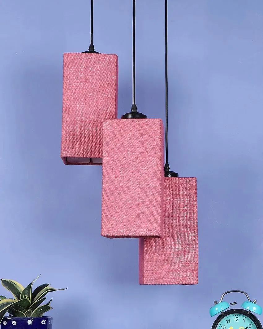 Aesthetic Square Cotton Cluster Hanging Lamp