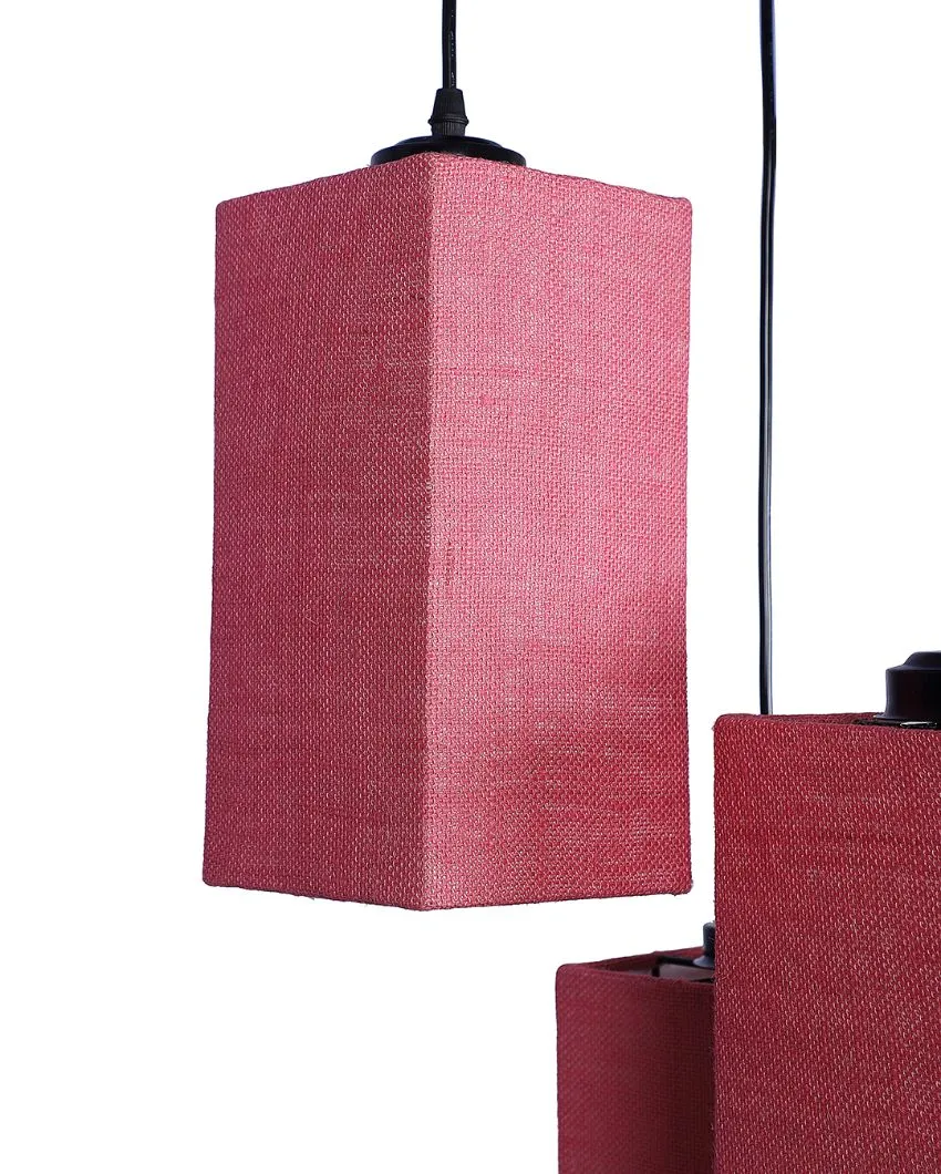 Aesthetic Square Cotton Cluster Hanging Lamp