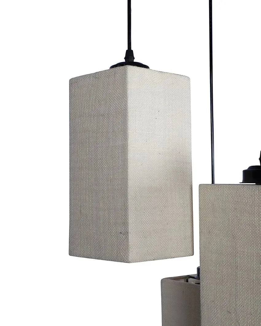 Aesthetic Square Cotton Cluster Hanging Lamp