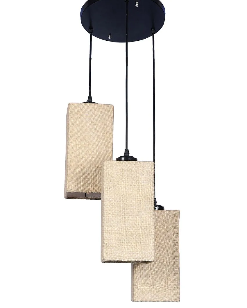 Aesthetic Square Cotton Cluster Hanging Lamp