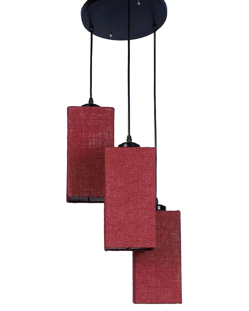 Aesthetic Square Cotton Cluster Hanging Lamp