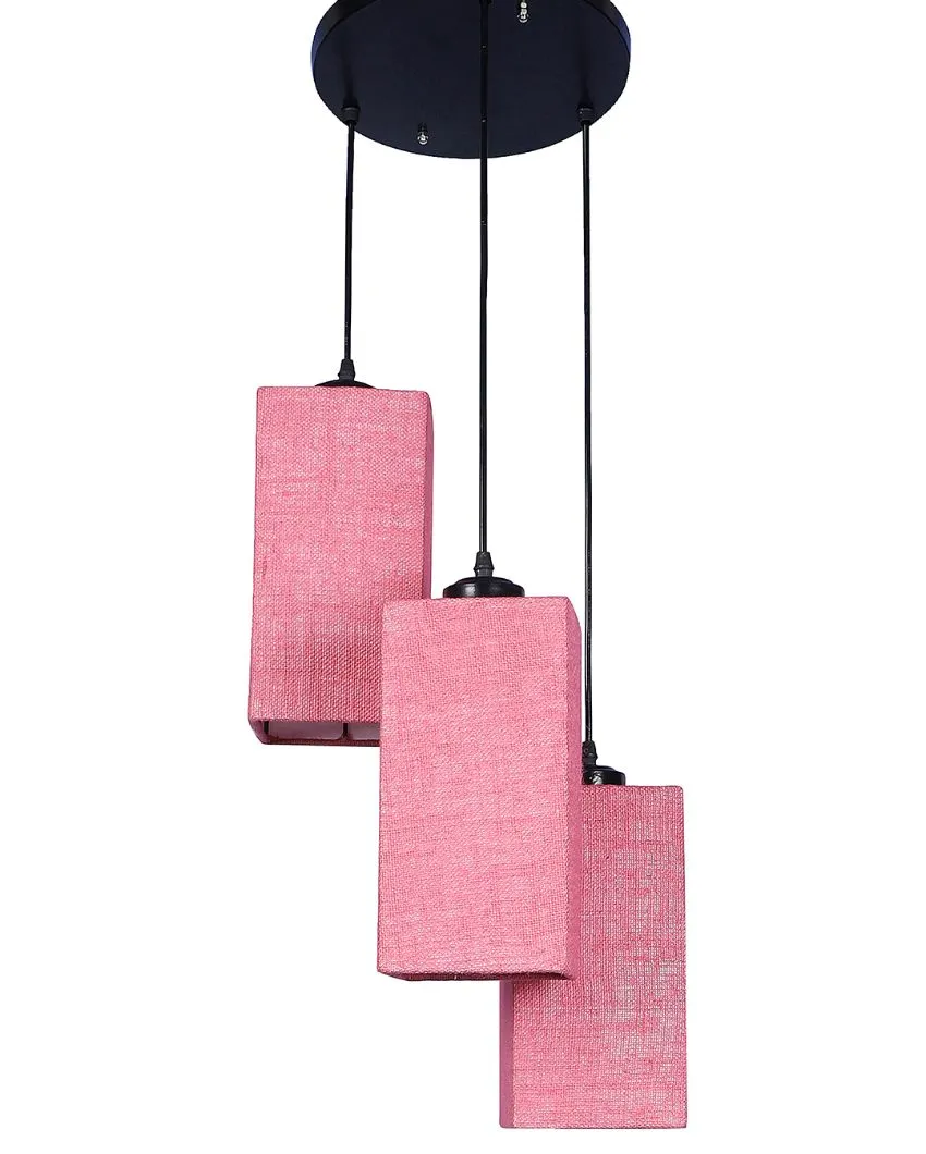 Aesthetic Square Cotton Cluster Hanging Lamp