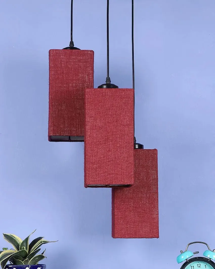 Aesthetic Square Cotton Cluster Hanging Lamp