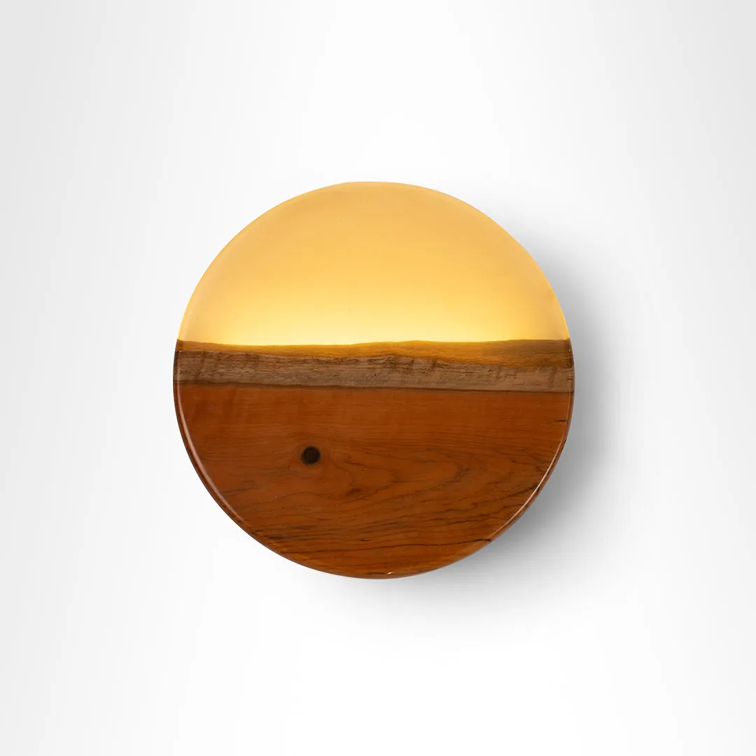 Amber Resin Wall Light