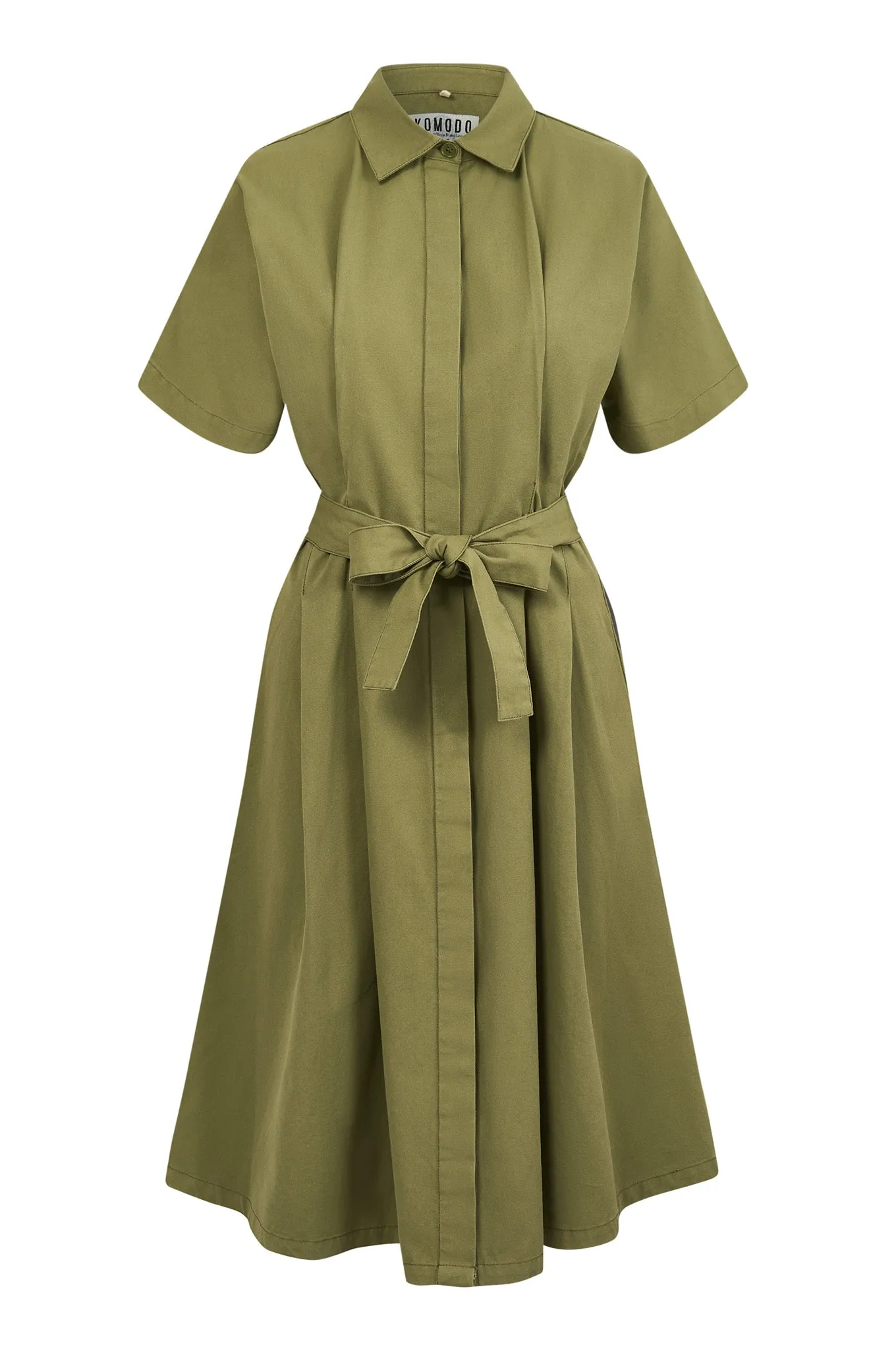 ASHES Organic Cotton Dress - Khaki