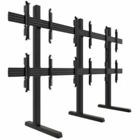 Atdec ADBS 3x2 freestanding video wall mount for 40-55" displays (Black)