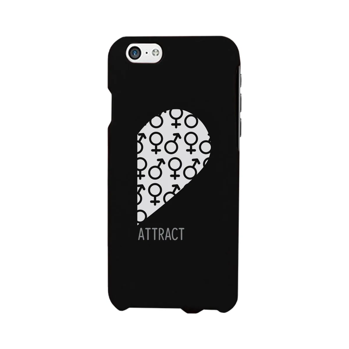 Attract Female Symbols-Right Black Phone Case