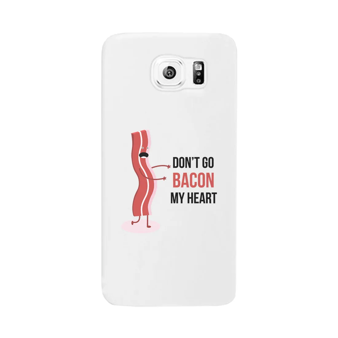 Bacon My Heart-LEFT Phone Case Funny Couple Matching Phone Covers