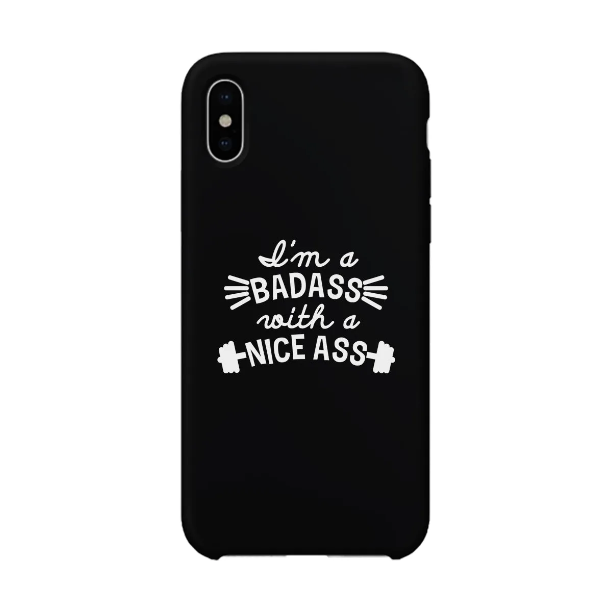 Bad Nice Ass Phone Case Funny Workout Gift Phone Case