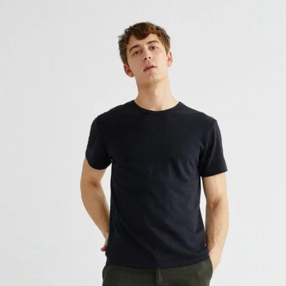 Basic Black Hemp   Organic Cotton T-Shirt