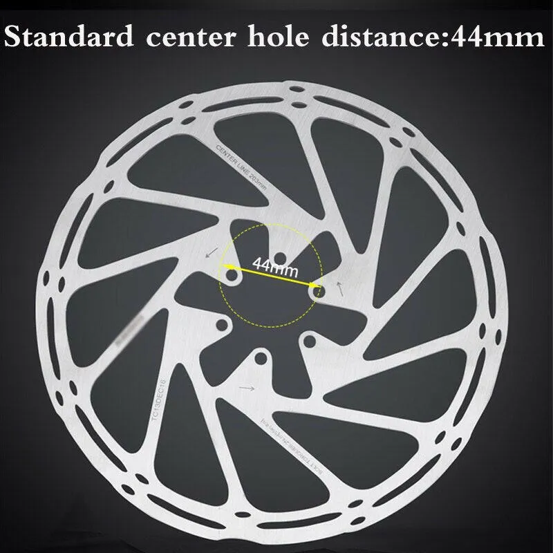 Bike Brake Rotor 2PC 160mm 180mm 203mm Rotor MTB Centerline 6 Hole Rotor Fit Road Bike Bicycle Disc Brake Rotors