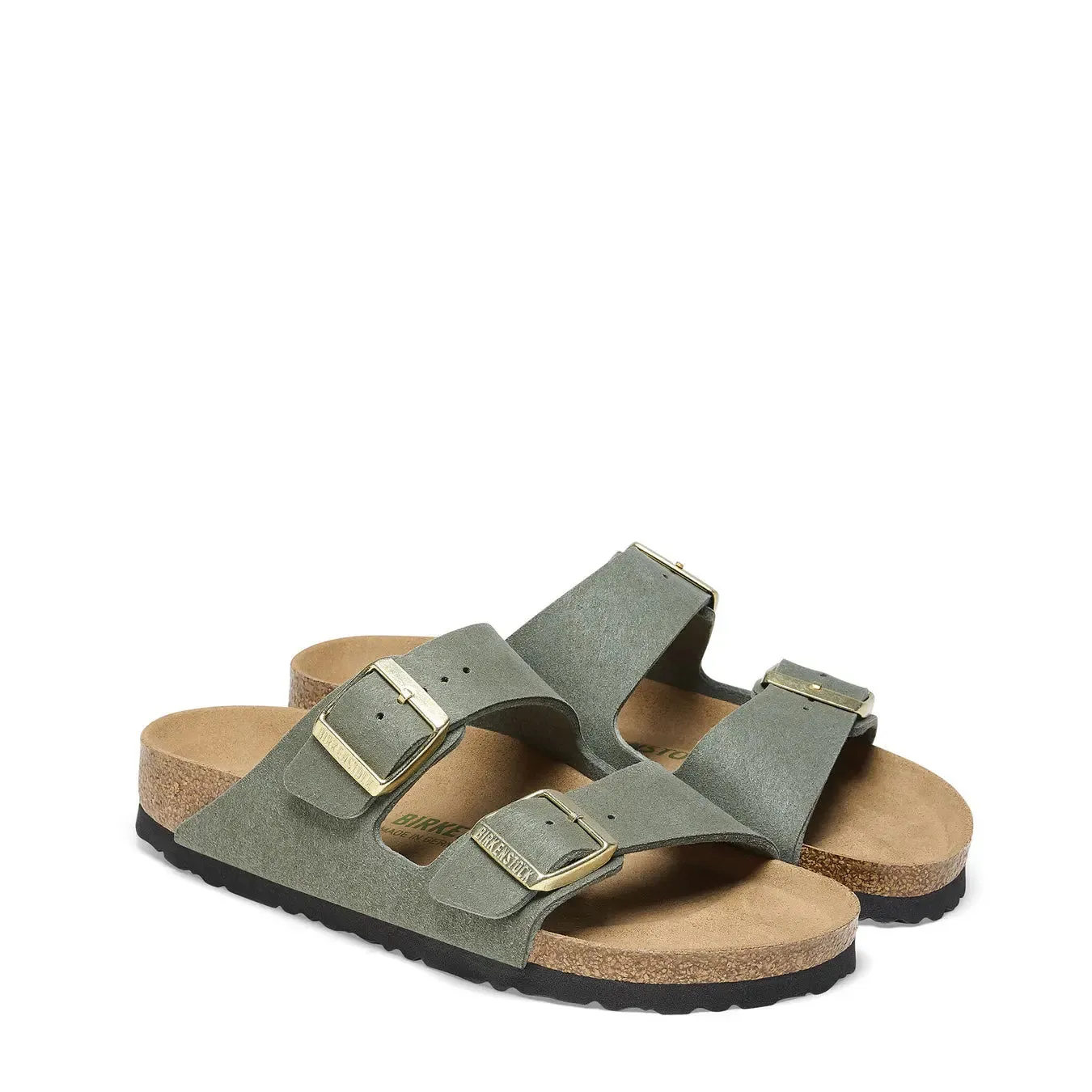 Birkenstock Womens Arizona Vegan Narrow Fit Soft Thyme