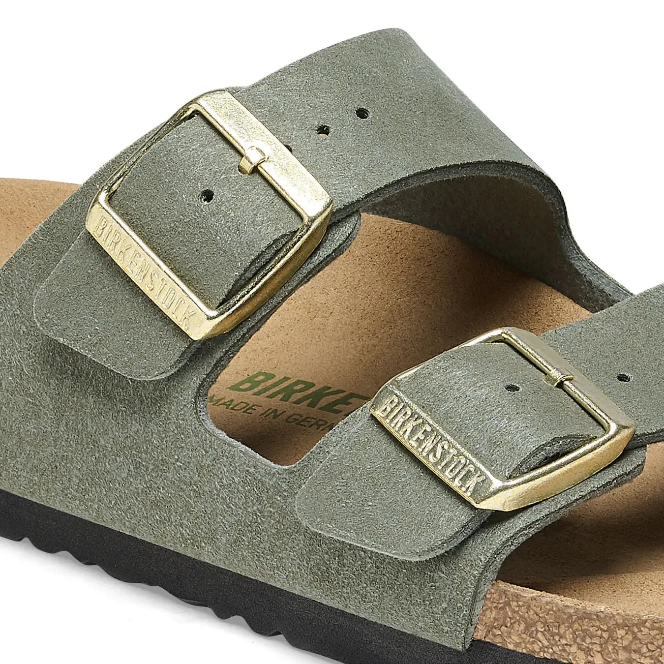 Birkenstock Womens Arizona Vegan Narrow Fit Soft Thyme