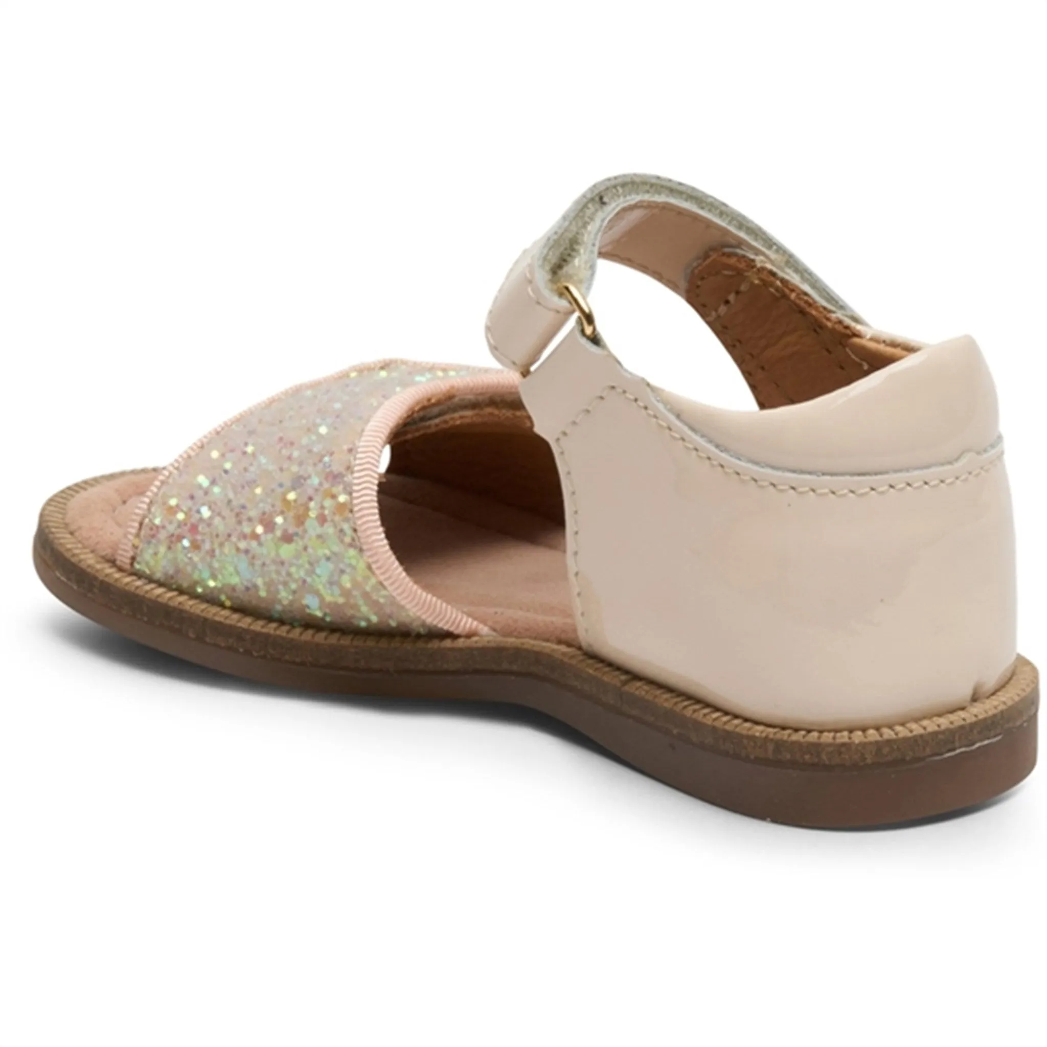 Bisgaard Aida Sandal Patent Vanilla