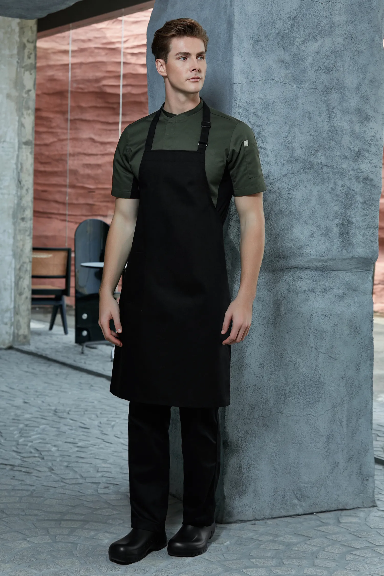 Black Bib Apron