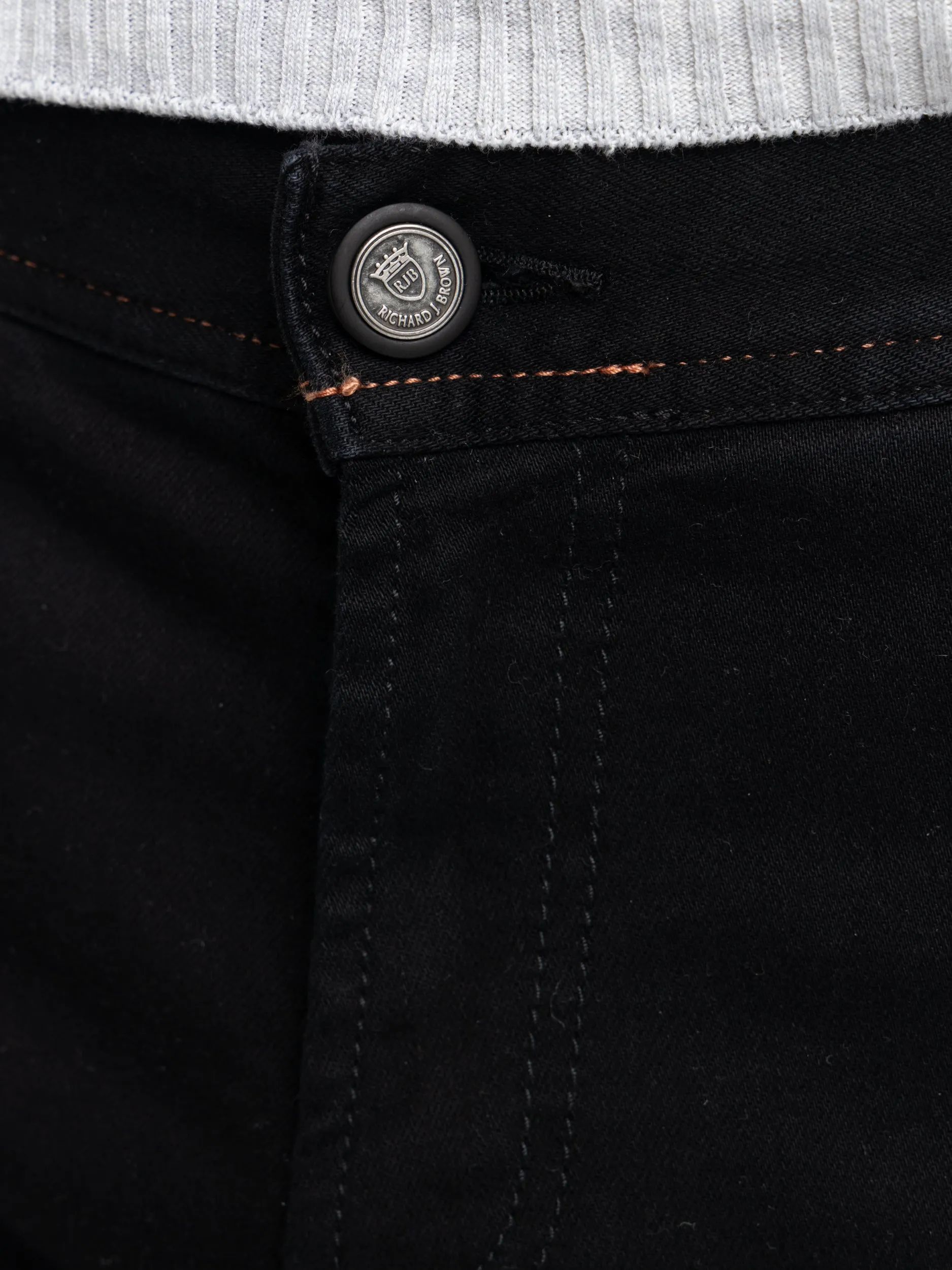 Black Travel Stretch Denim