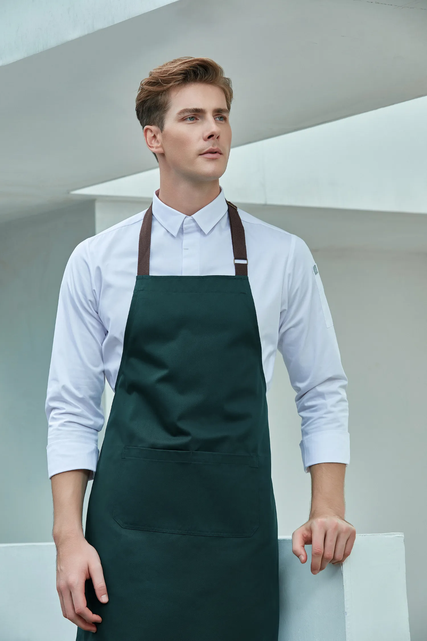 Blake Emerald Bib Apron