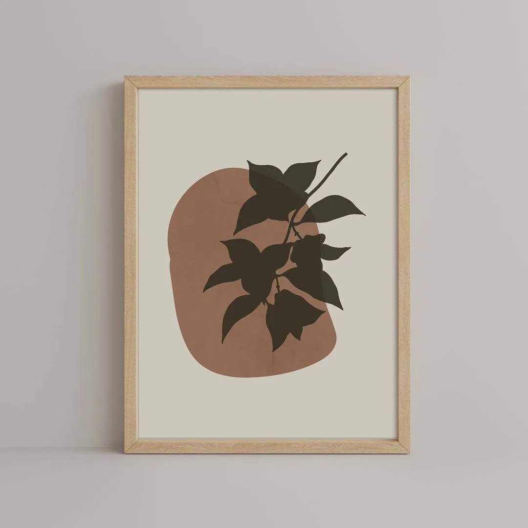 Botanical Cut-Out Art Print 003 by Chella Prints