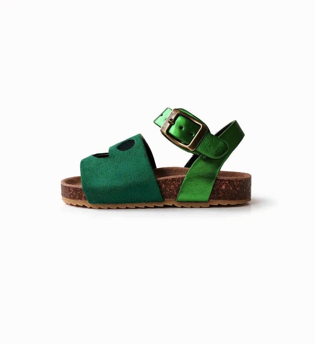 Boxbo Girl's Wistiti Sandals, Emerald Green