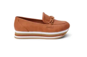 Carleen Platform Loafer - Cognac