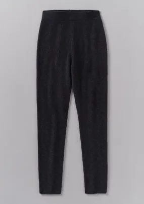 Cashmere Slim Leg Trousers | Charcoal