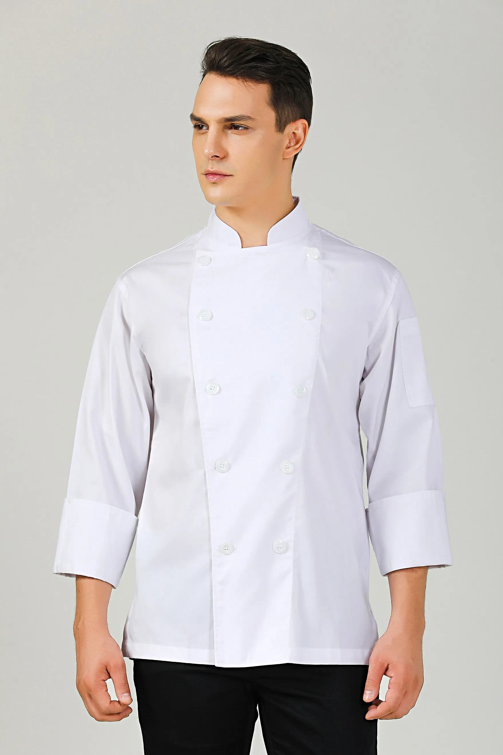 Classic White Chef Jacket, Long Sleeve