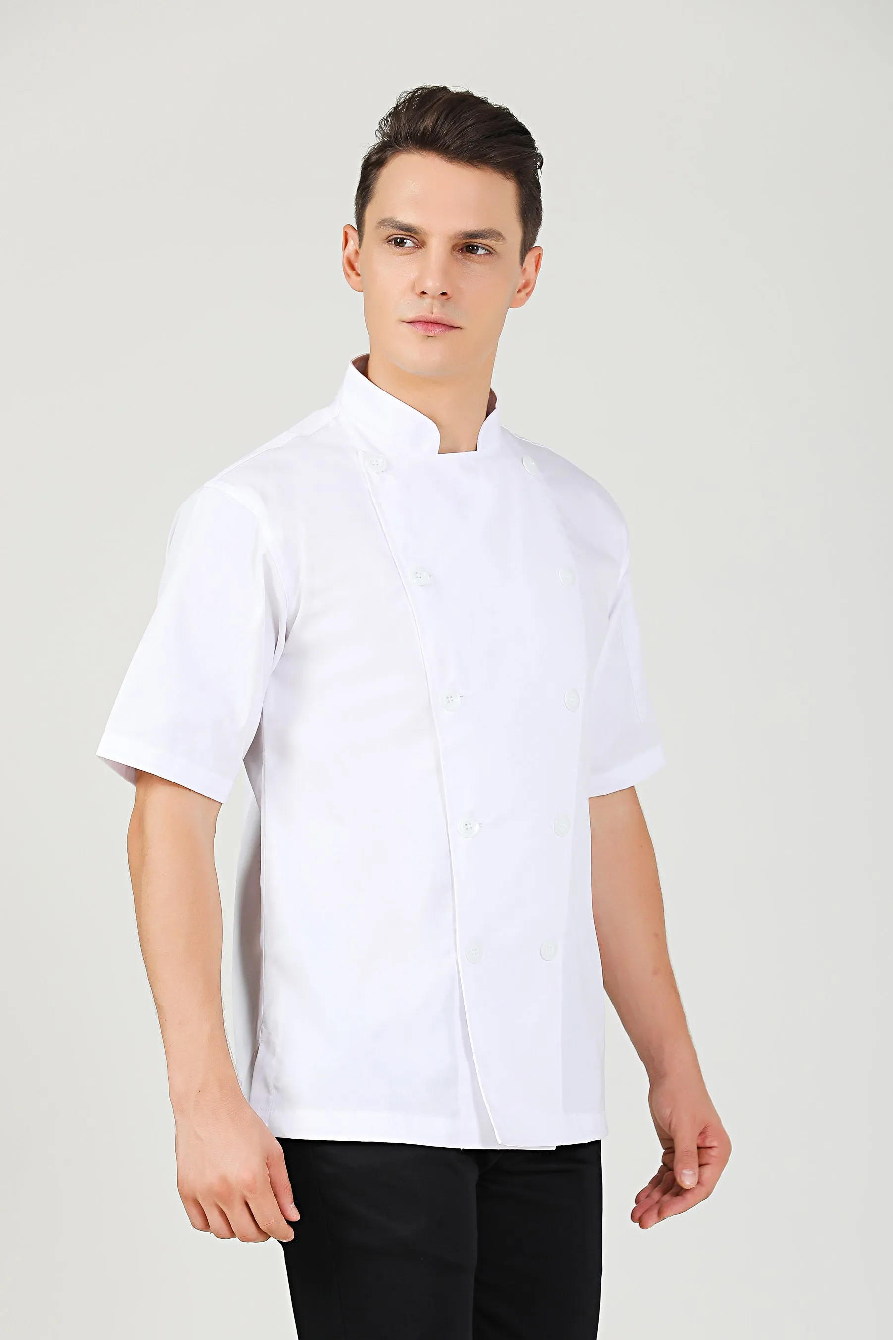 Classic White Chef Jacket, Short Sleeve