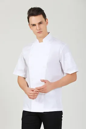 Classic White Chef Jacket, Short Sleeve