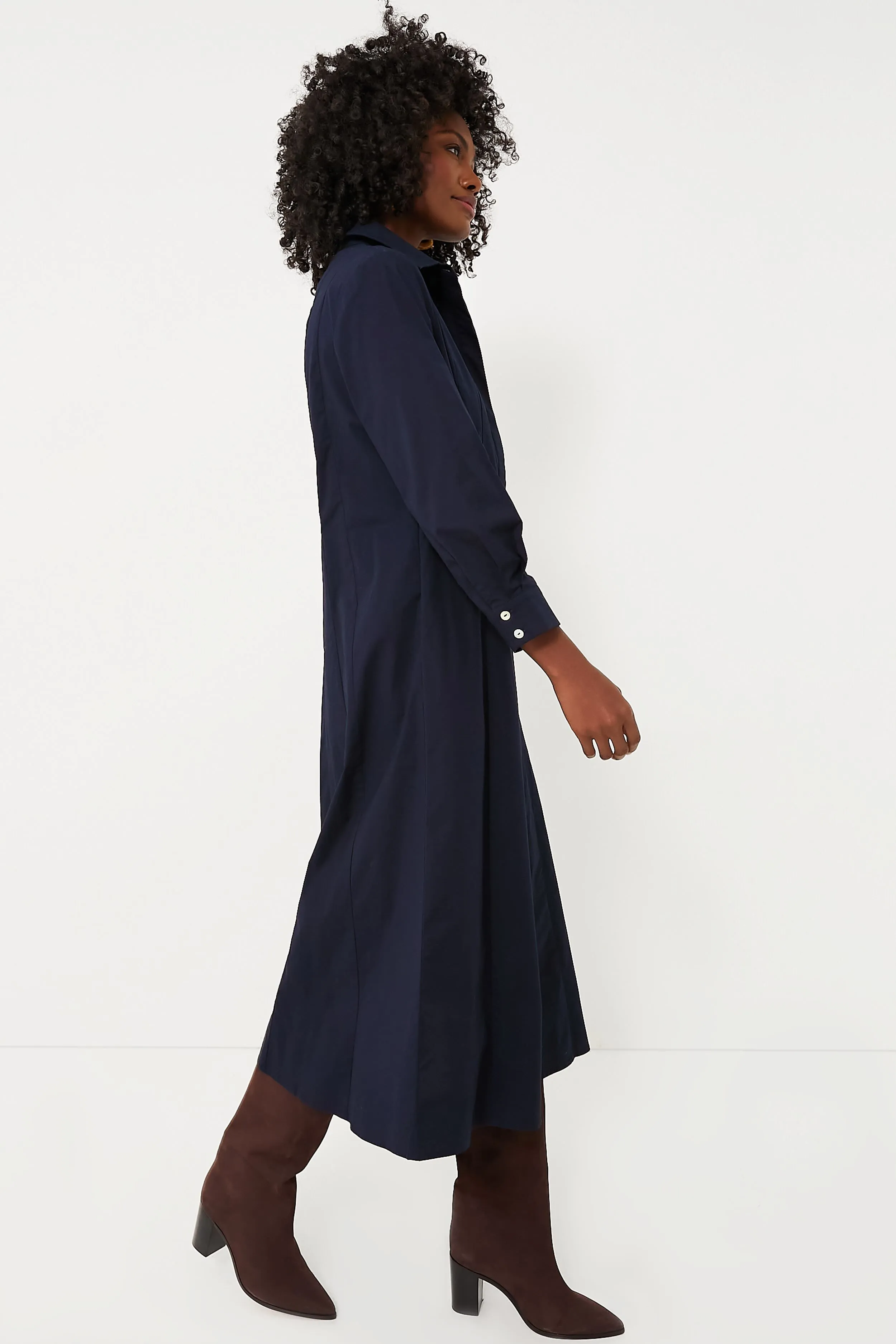 Dark Navy Briana Midi Dress