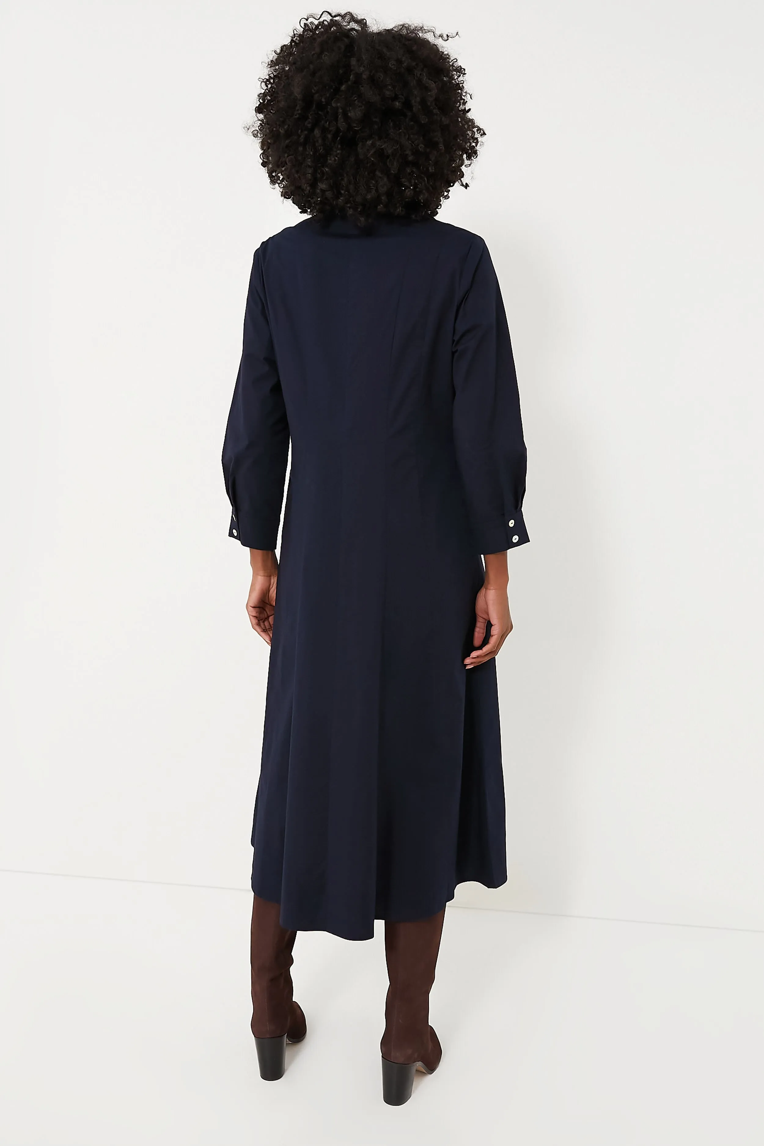 Dark Navy Briana Midi Dress