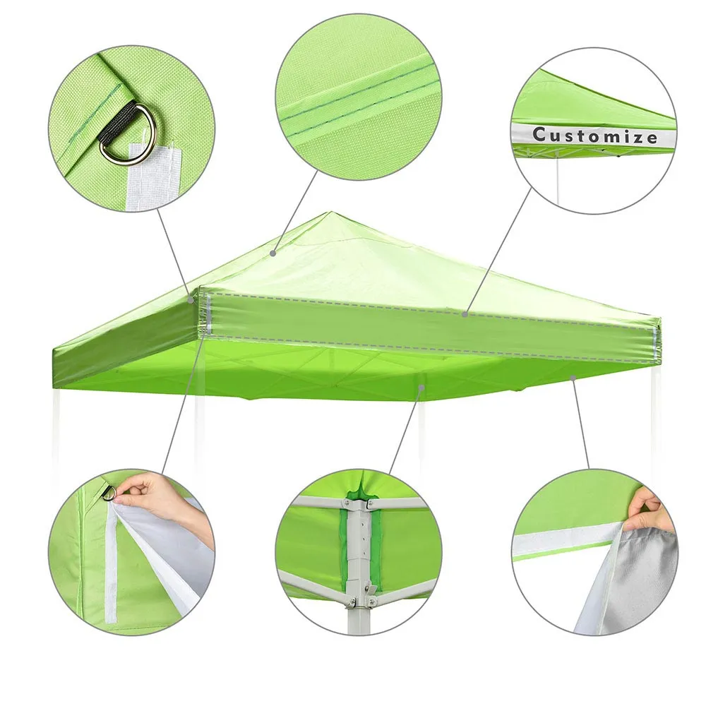 DIY 10x10ft Easy Pop Up Canopy Tent Top Replacement