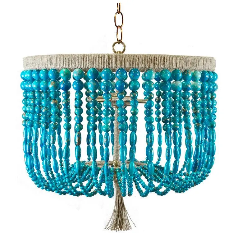 Dreamy Beaded Swag Chandelier