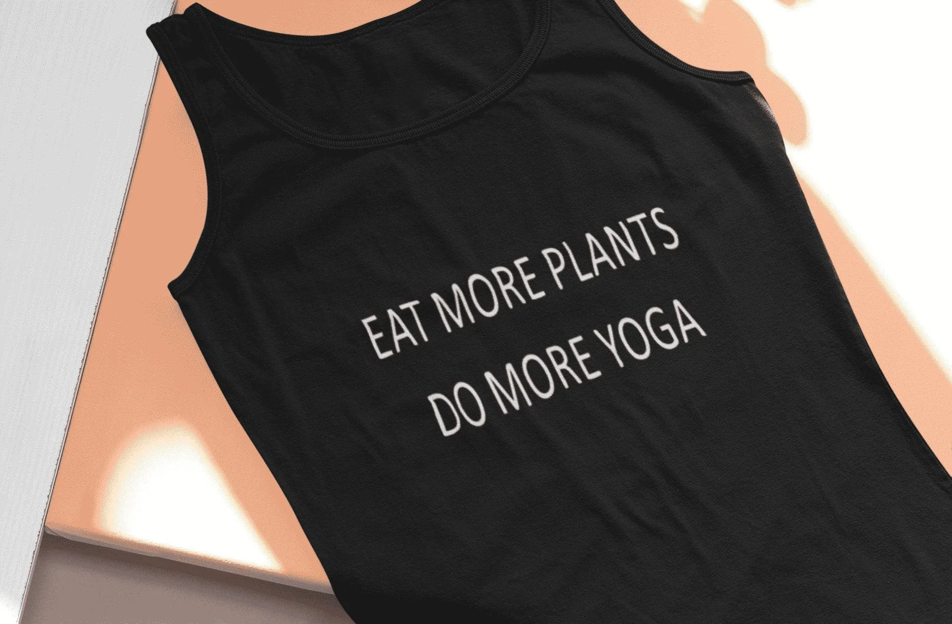 Eat More Plants Do More Yoga | Inspire Organic Ladies Tank Top