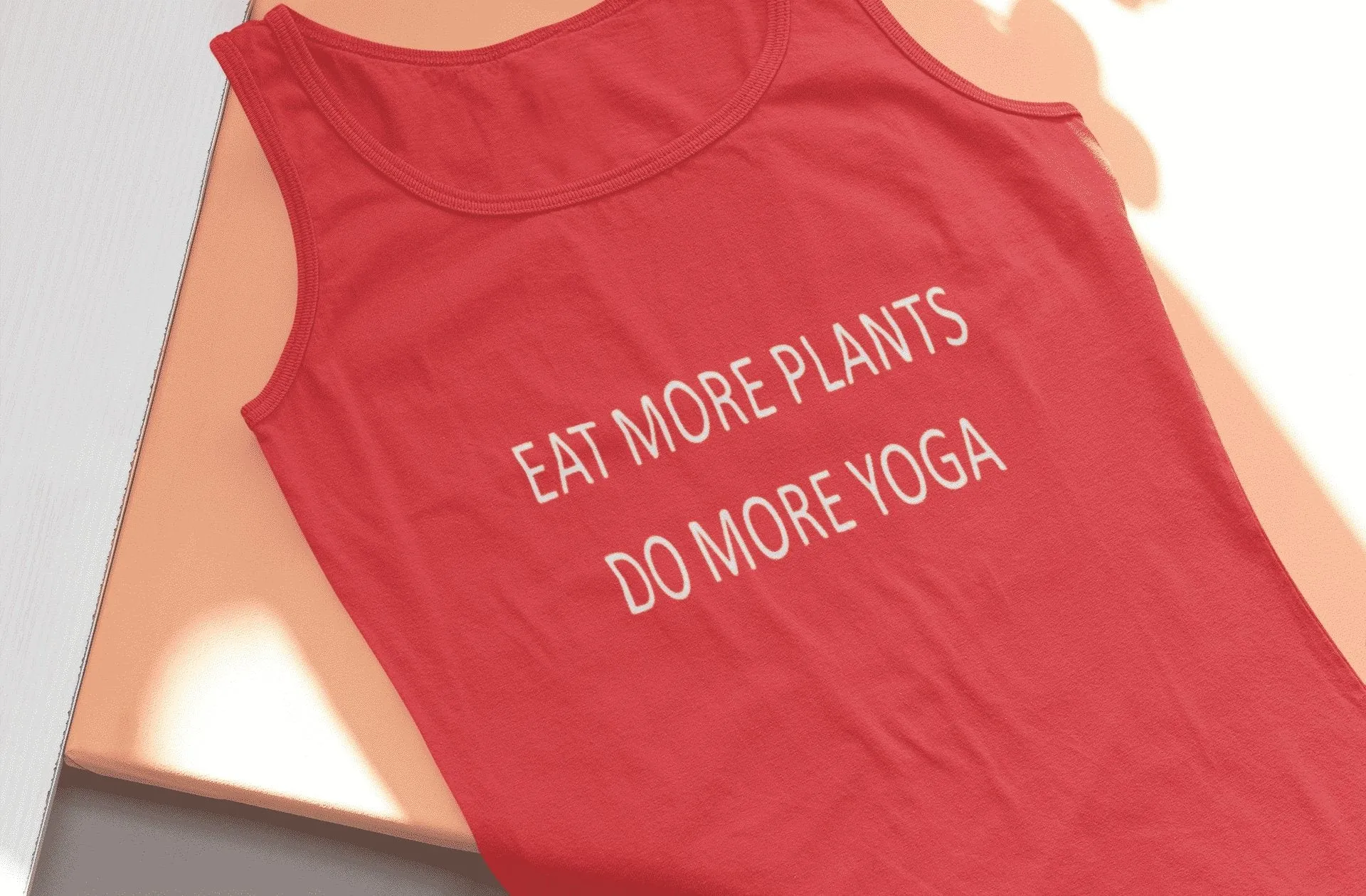 Eat More Plants Do More Yoga | Inspire Organic Ladies Tank Top