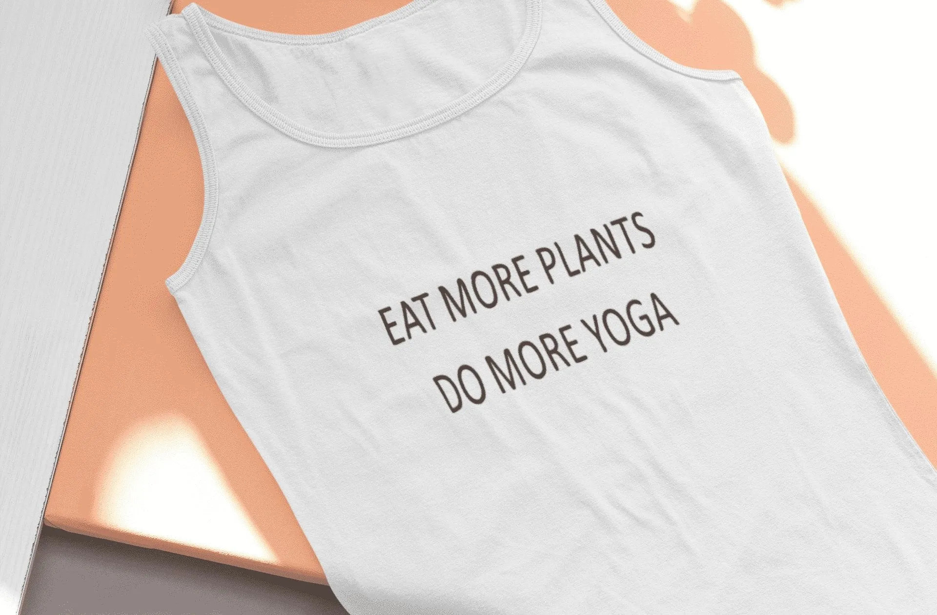 Eat More Plants Do More Yoga | Inspire Organic Ladies Tank Top