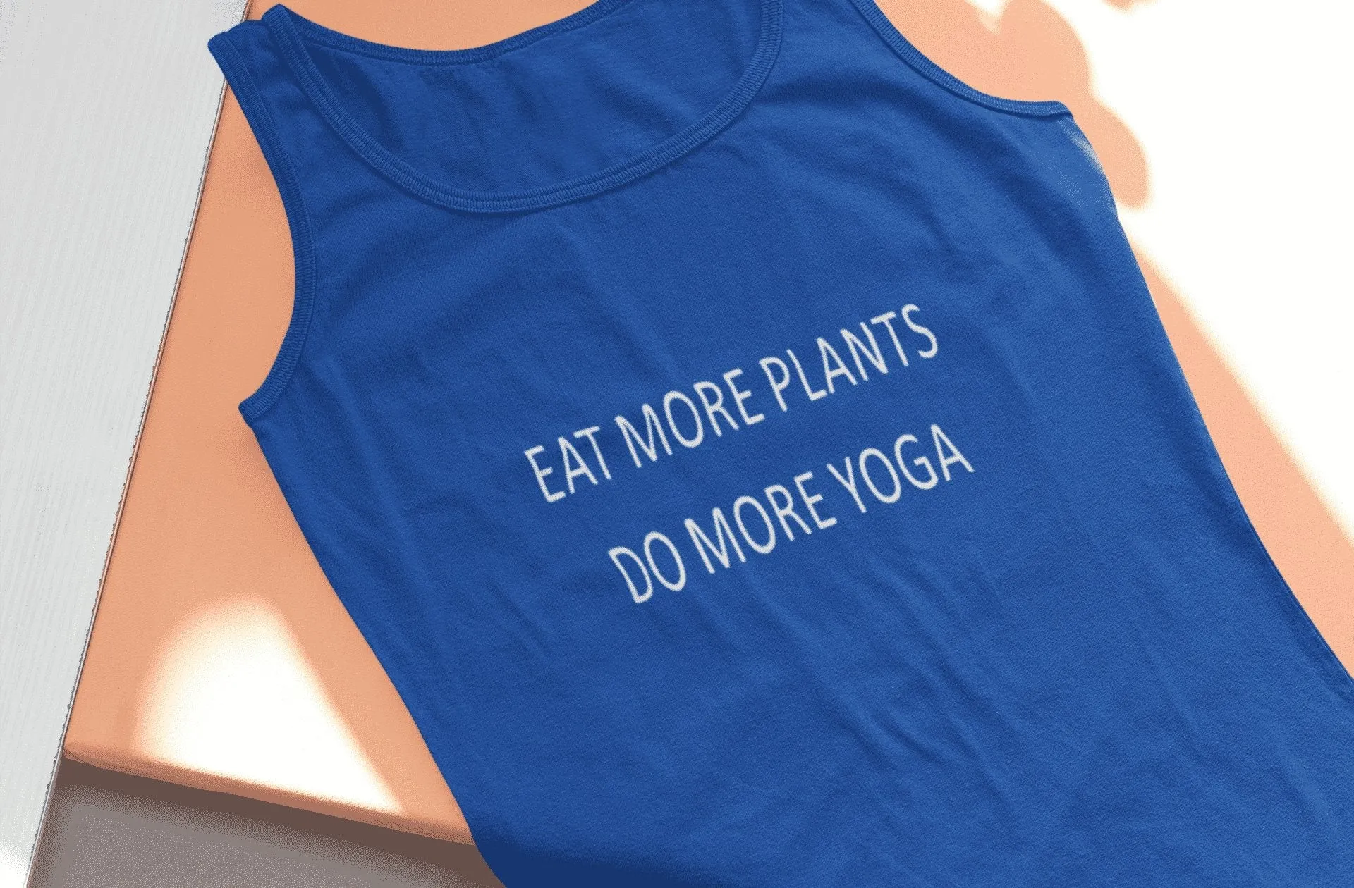 Eat More Plants Do More Yoga | Inspire Organic Ladies Tank Top