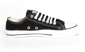 Etiko Fairtrade Lo Cut Black White Sneakers