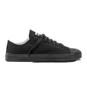 Etiko Fairtrade Low Cut All Black Sneakers