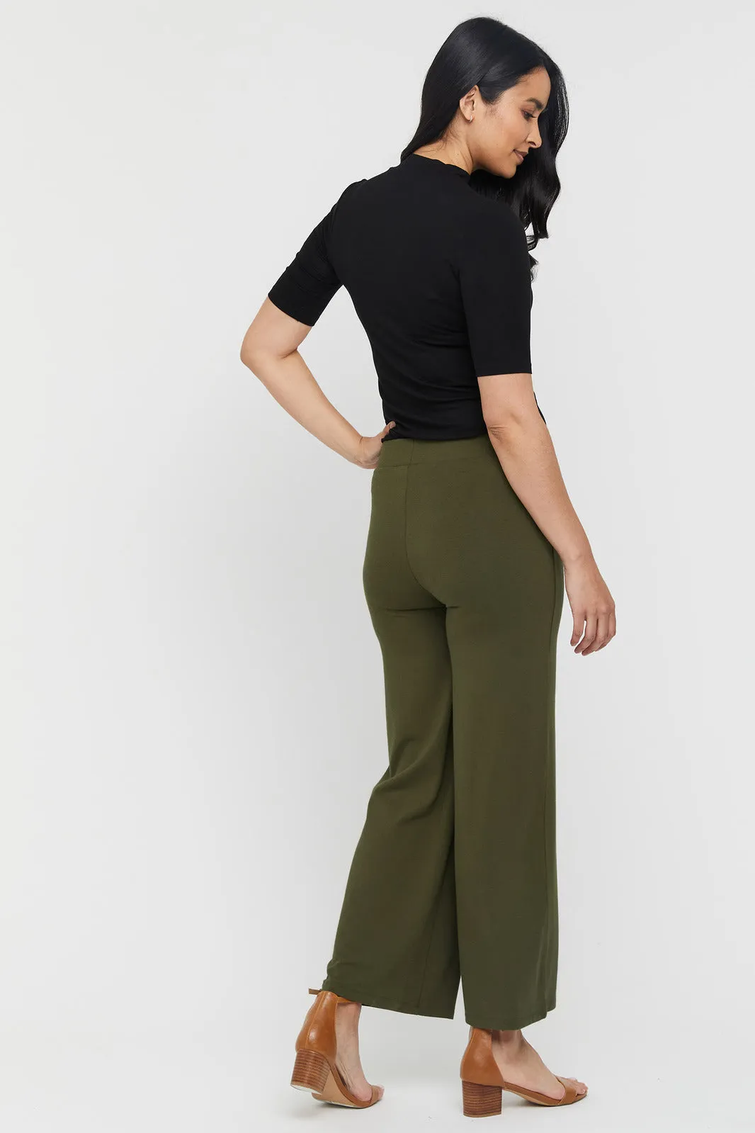 Eva Pant - Dark Olive