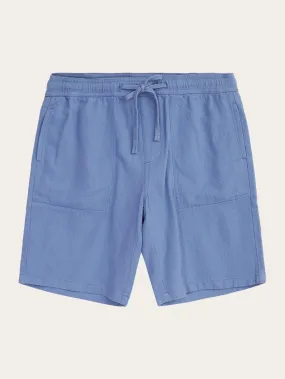 FIG loose crushed cotton shorts - GOTS/Vegan - Moonlight Blue