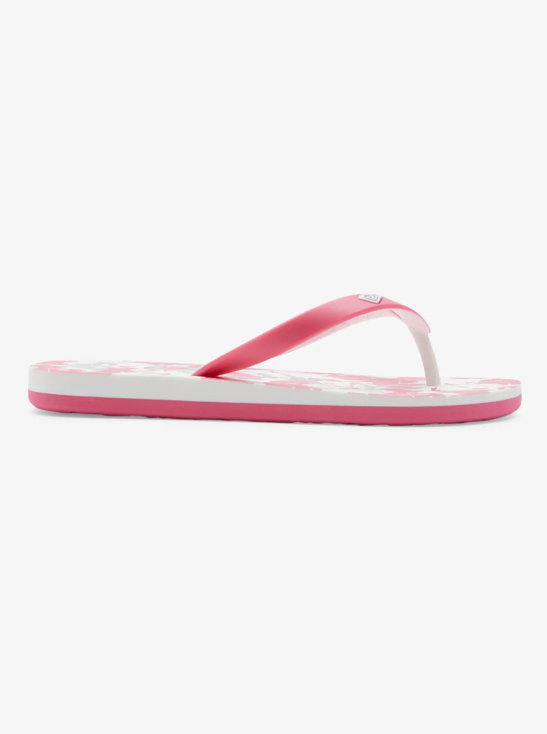 Girls 4-16 Tahiti Flip-Flops - Super Pink/White