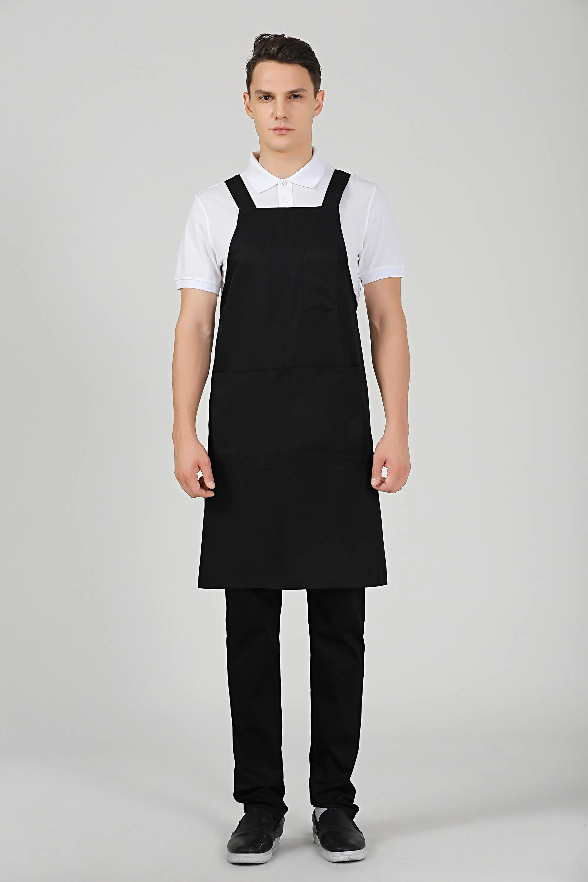 Hansel Black Service Bib Apron