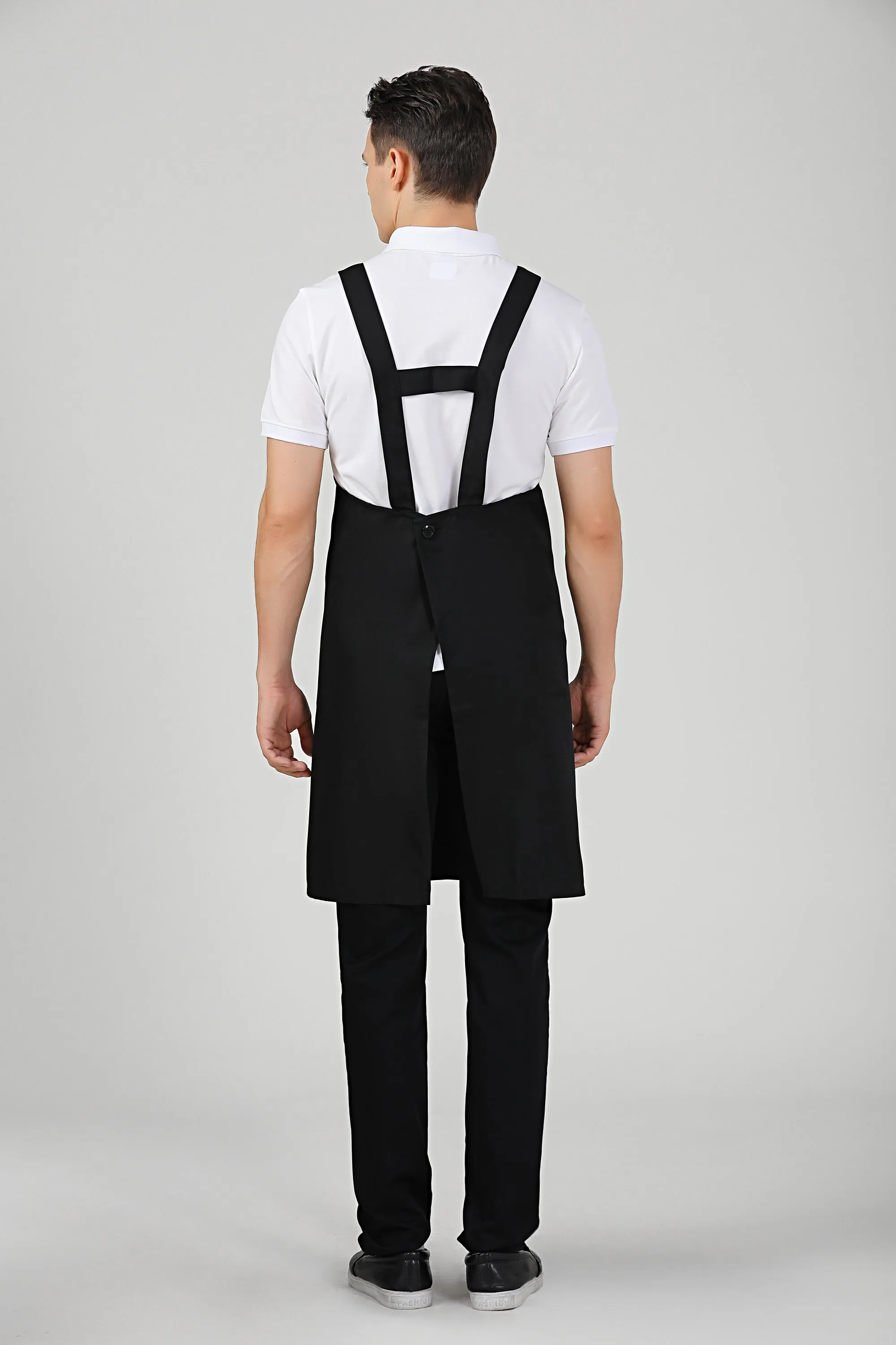 Hansel Black Service Bib Apron