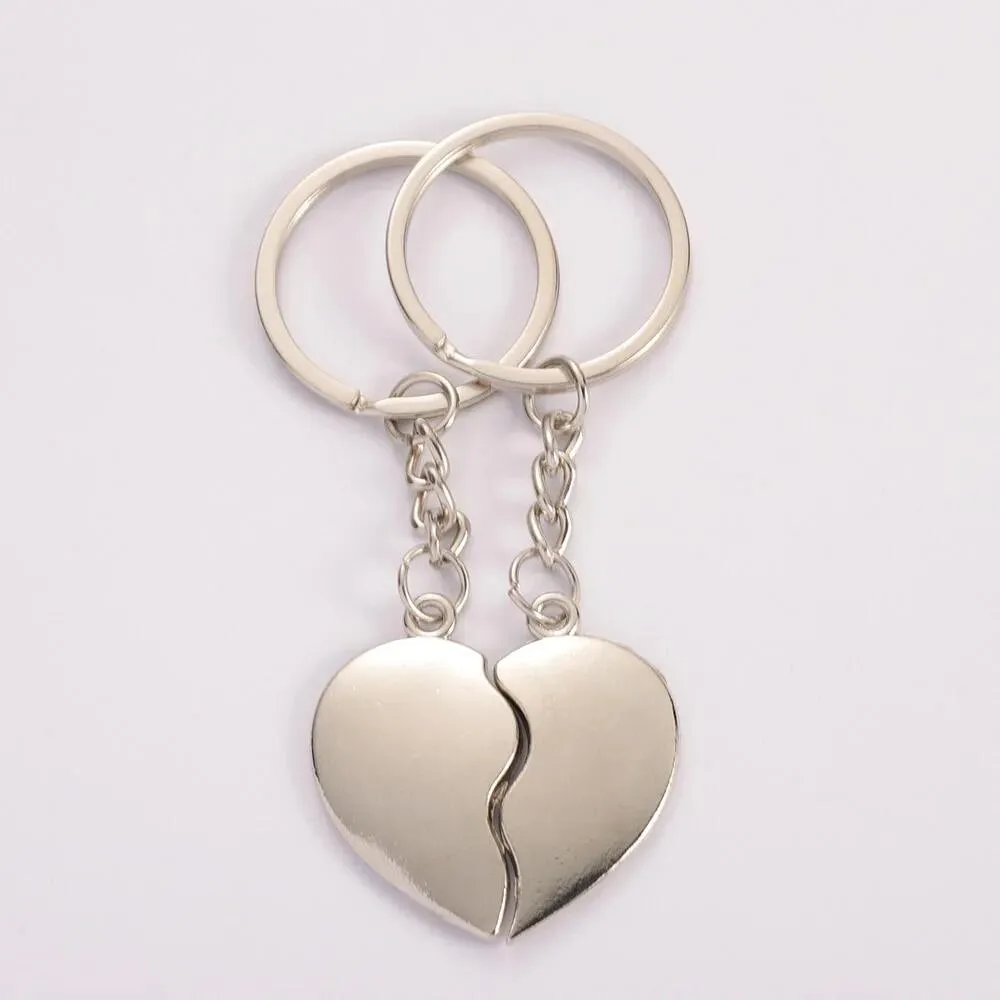 Heart Couple Love Keychain