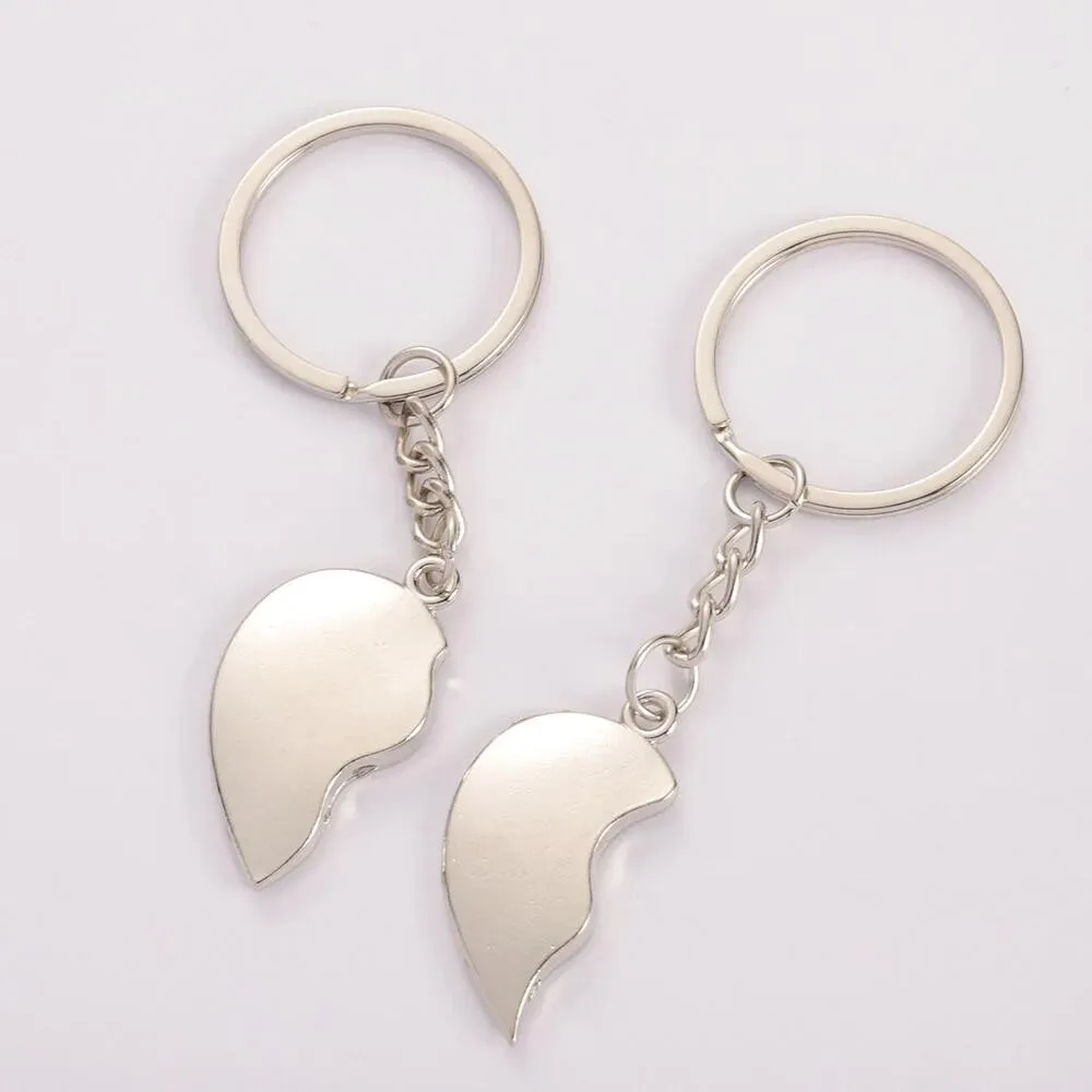 Heart Couple Love Keychain