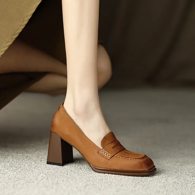 High Heel Loafers