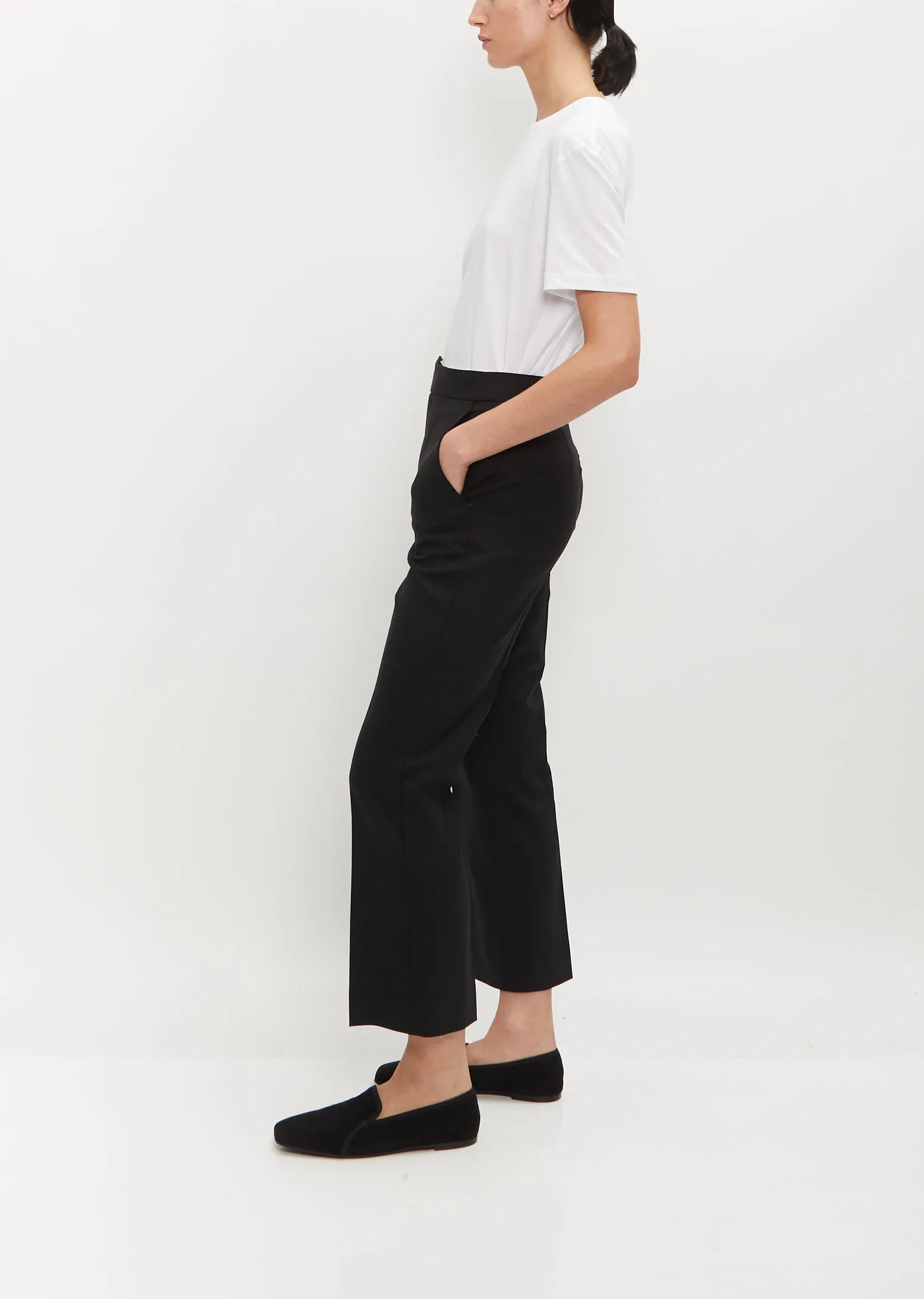 High Waisted Crop Trouser