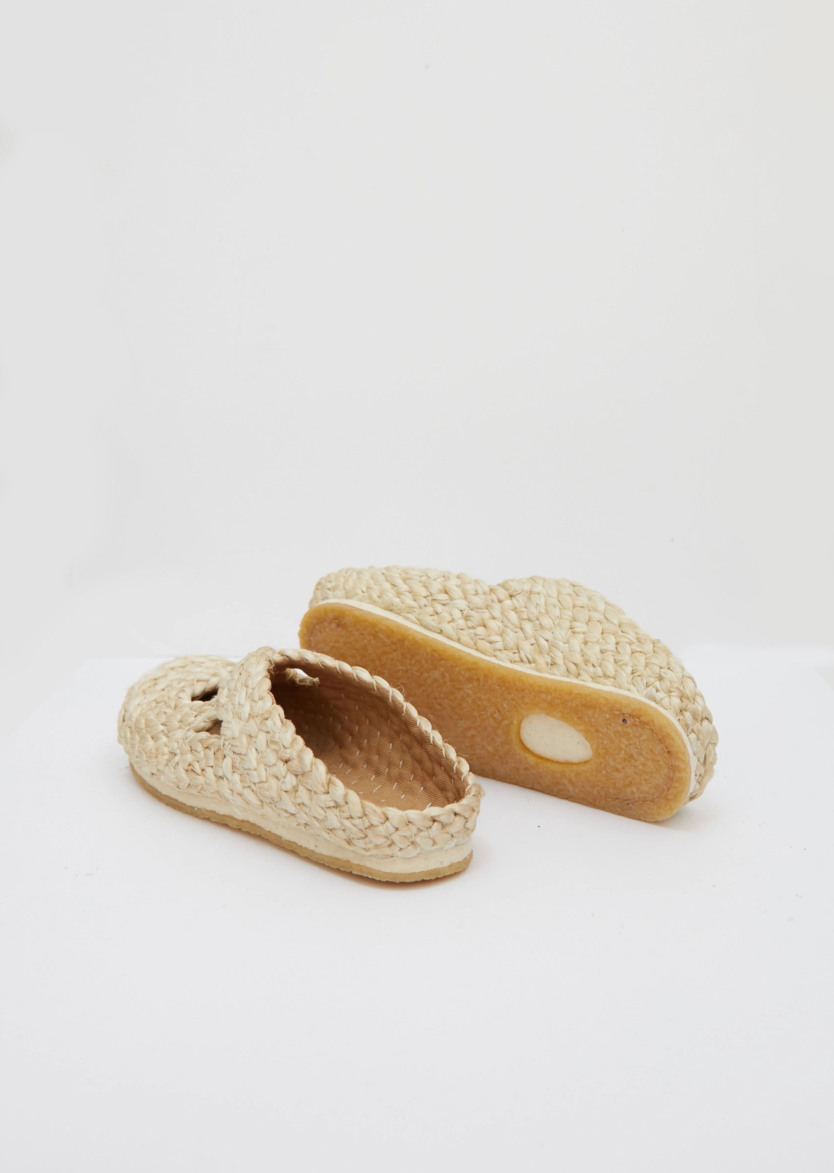 Illetes Woven Flats — Natural